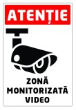 Zone monitorizate video