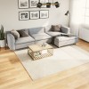 VidaXL Covor &bdquo;OVIEDO&rdquo;, fire scurte, bej, 240x240 cm 375496