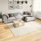 vidaXL Covor &bdquo;OVIEDO&rdquo;, fire scurte, bej, 240x240 cm 375496