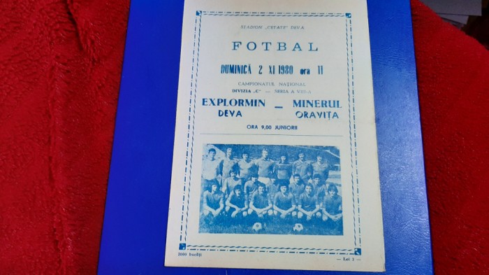 program Explormin Deva - Minerul Oravita