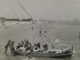 Foto Mamaia 1938, interbelic, ambarcațiune, 8,5 / 6,5 cm, litoral, jud Constanța
