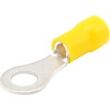 Papuci electrici izolati, galben cu Inel, 4,3 mm, lungime 26,50 mm, crimpat, 674, 10 terminale la blister Carpoint AutoDrive ProParts
