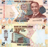 Sierra Leone 2 Leones P-New 2022 UNC