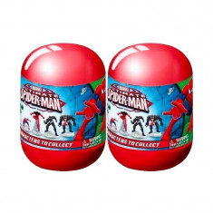 Play by play - Set 2 mini- figurine surpriza in capsula de plastic, Spiderman