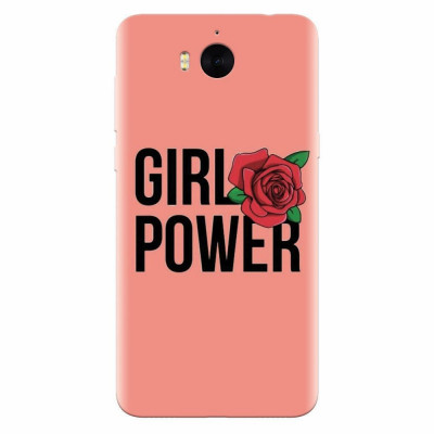 Husa silicon pentru Huawei Y5 2017, Girl Power 2 foto
