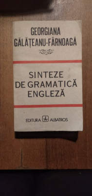 Sinteze de gramatica engleza Georgiana Gălățeanu Farnoaga foto