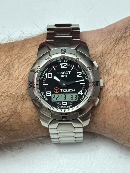 CEAS TISSOT T-Touch - Titanium - Z 253/353 - Touch Screen - 42mm - Chronograph !