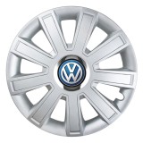 Set 4 Capace Roti, potrivite jantelor de R15, pentru Volkswagen, model flash cromat