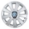 Set 4 Capace Roti, potrivite jantelor de R15, pentru Volkswagen, model flash cromat