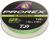 Fir Textil Daiwa Prorex UL Finesse Braid Chartreuse 135m 4.30KG