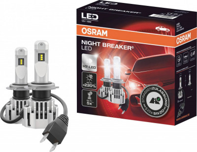 Led Osram H7 12V 19W PX26D 6000K Alb LEDriving 64210DWNB foto