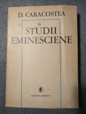 D. Caracostea - Studii eminesciene