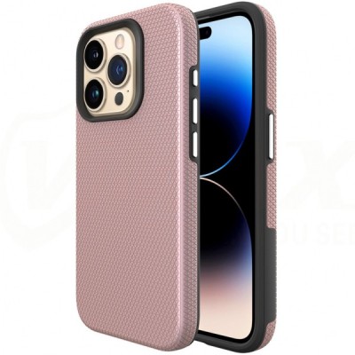 Husa pentru Samsung Galaxy A15 5G A156 / A15 A155, Vmax, Triangle, Roz Aurie foto