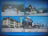 HOPCT LOT 3483 -4 CARTI POSTALE--IARNA LA PREDEAL-JUD BRASOV-CIRCULATE