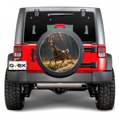 Sticker Auto &quot;Roata de Rezerva&quot; rezistenta la intemperii si raze UV, diametru 55 cm, Cod: AVX-RR07