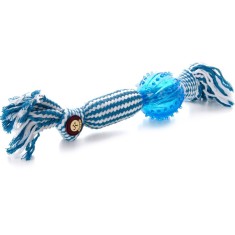 Jucarie textil &amp; tpr 33 cm albastru