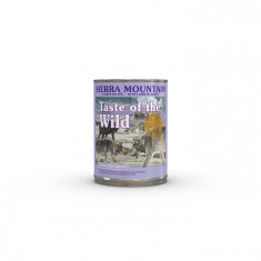 Hrana umeda pentru caini, Taste of the Wild Sierra Mountain, cu Miel, 390g