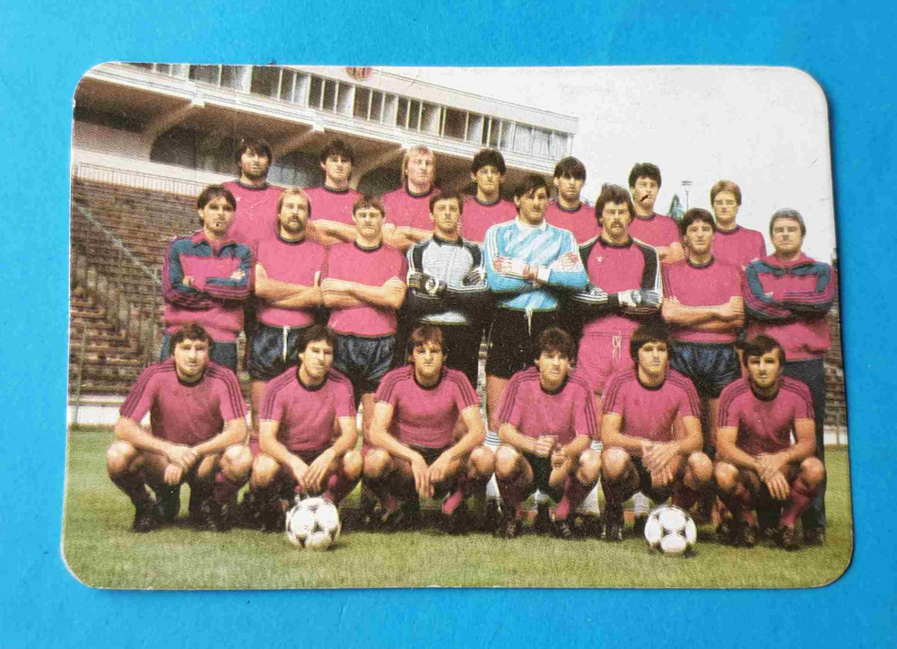 Echipa de fotbal Steaua Bucuresti calendar anul 1986