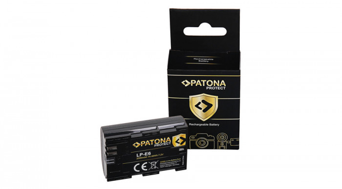 Baterie PATONA Protect Canon LP-E6 LPE6 EOS R EOS 60D 70D 5D 6D 7D Mark III - Patona Protect