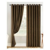 Draperie Atria, Velvet Amelie 5018-22, catifea, maro, semiopac, H 280 cm