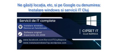 Instalare windows Cluj foto