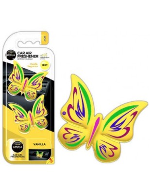 Odorizant auto Aroma Car Fancy Shapes Butterfly Vanilla foto