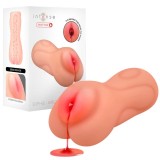 Masturbator realistic INTENSE Sophie Virgin Masturbator, simulare vaginală, cu funcție de s&acirc;ngerare, din TPE, culoarea pielii