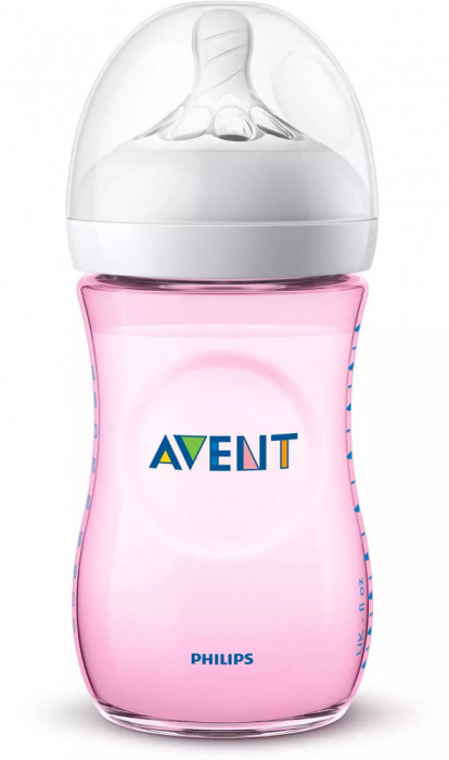 Biberon Natural Philips Avent Cu Tetina Debit Lent SCF034/17 61507414