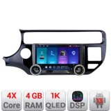 Navigatie Kia Rio Kit-504 Edotec 4+64 10.5 inch Incell 1K android Wifi 5Ghz gps internet CarStore Technology