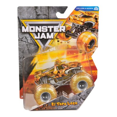 MONSTER JAM COLLIDE A SCOPE MASINUTA METALICA EL TORO LOCO SCARA 1 LA 64 foto