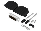 D-Sub HD 26 Pin Mufă Tată Lipire pe Cablu Set Complet