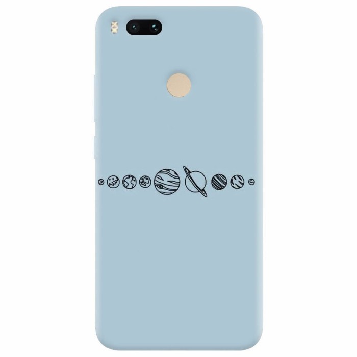 Husa silicon pentru Xiaomi Mi A1, Planets