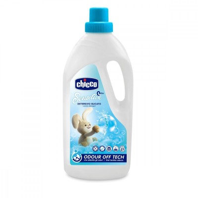 Detergent, Chicco, Sensitive, pentru Imbracamintea Bebelusului, Hipoalergenic, 27 Spalari, 1.5L foto