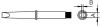 V&acirc;rf de lipit Weller CT5 A8, 1.6mm, 4CT5A8-1, pentru W61, 60W, 425&deg;C