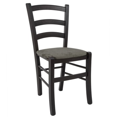 Scaun Paesana - cadru wenge - stofa E30 - gri foto