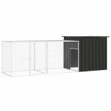 Cumpara ieftin Cotet pentru pasari, antracit, 300x91x100 cm, otel galvanizat