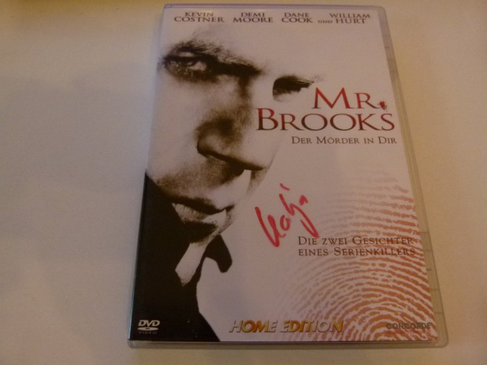 Mr. Brooks, dvd