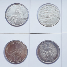 02B45 Portugalia set 15 monede 1000 Escudos diferite - 406 g argint