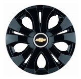 Cumpara ieftin Set 4 Capace Roti Top Negru R14, Compatibil Cu Chevrolet, Autohelix MSA