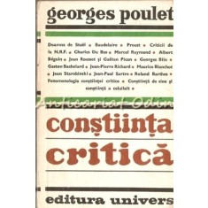 Constiinta Critica - Georges Poulet