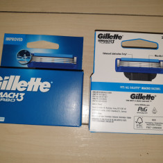 Set 5 rezerve Gillette mach3 turbo noi