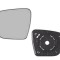 Geam oglinda exterioara cu suport fixare Hyundai Tucson (Lm), 10.2009-; Ix35 (Lm), 10.2009- , Stanga, geam convex; cromat
