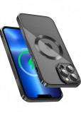 Huse silicon cu incarcare wireless compatibila cu Iphone 14 Pro Max Negru, Carcasa