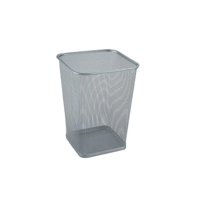 Cos patrat din sarma inox, marimea S, gri foto