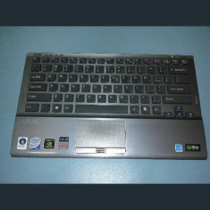 Palmrest cu Touchpad si Tastatura Layout US Sony Vaio VGN-Z12GN foto