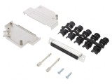 Conector D-Sub 37 PIN Mama 45&deg; Lipire Cablu Gold