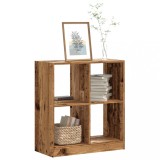 VidaXL Bibliotecă, lemn vechi, 68,5x32x75 cm, lemn prelucrat