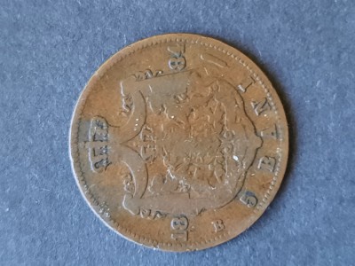 5 Bani 1884 - Carol I, Romania - G 4586 foto