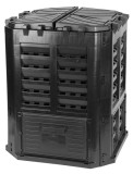 Compostor de gradina ECO Multi 360 L, negru, cu aerisire eficienta