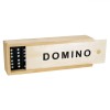 Joc de Societate Domino, Model Lemn, Set 28 Piese, Unisex, V&acirc;rstă Recomandată 6+, Dimensiuni Ambalaj 15x5x3 cm, Oem